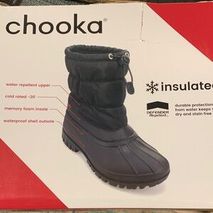 Chooka Black Insulated Waterproof Boots